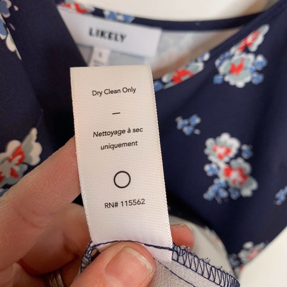 LIKELY Kinney slip dress Scattered Garden Floral 90s y2k spaghetti straps navy - Picture 8 of 12